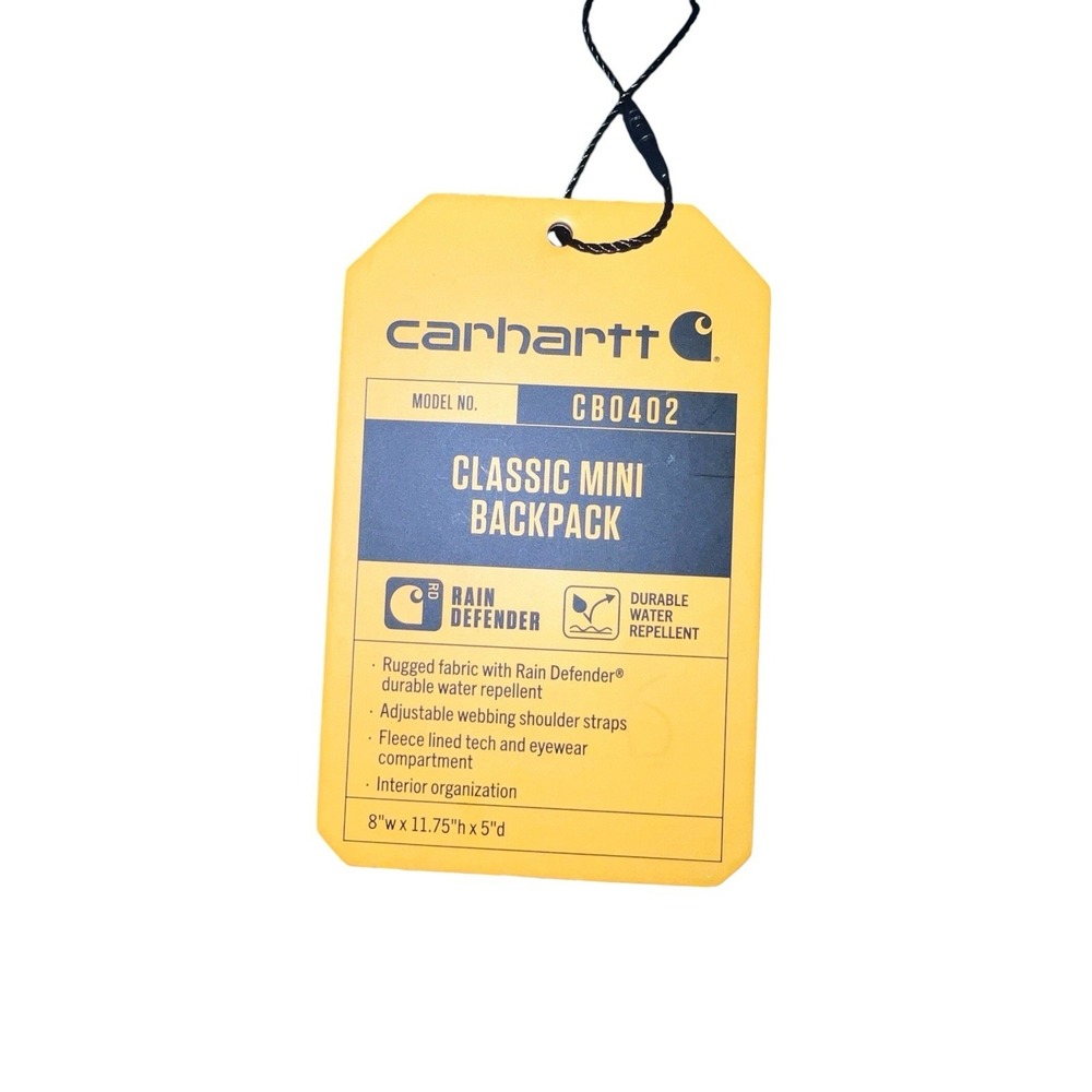 Carhartt Classic Mini Backpack Tidal Teal Unisex Adults - Picture 3 of 5